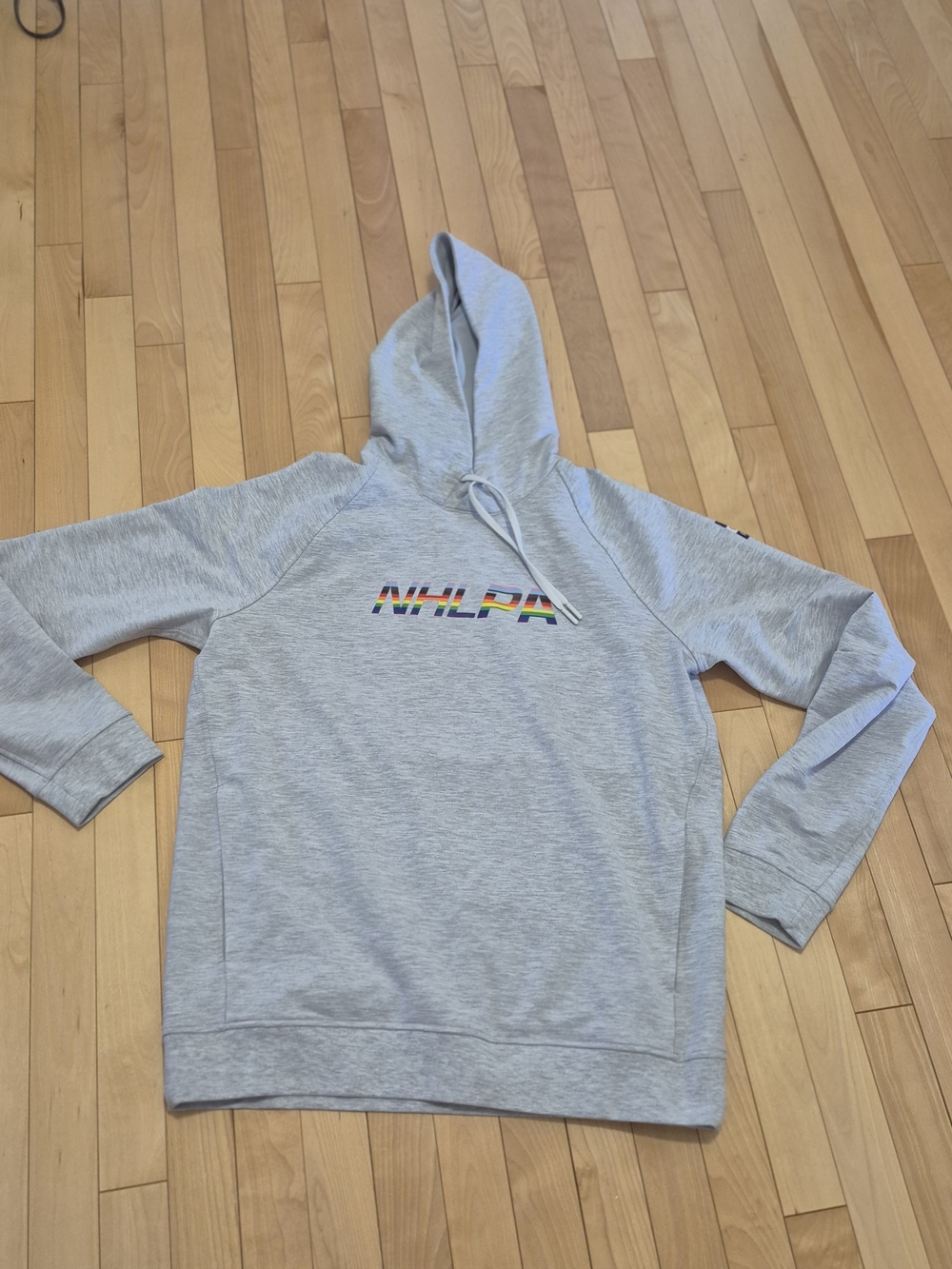 lululemon City Sweat Pullover Hoodie NHL PRIDE Light Gray NWOT